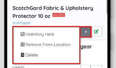 Inventory Options