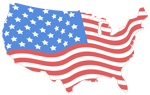 American Flag Map